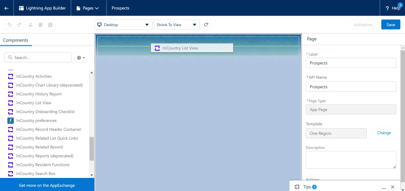 Drag component