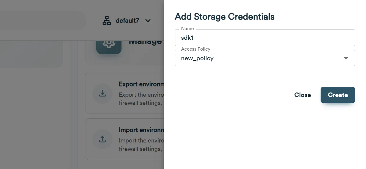 policy - use in SDK2